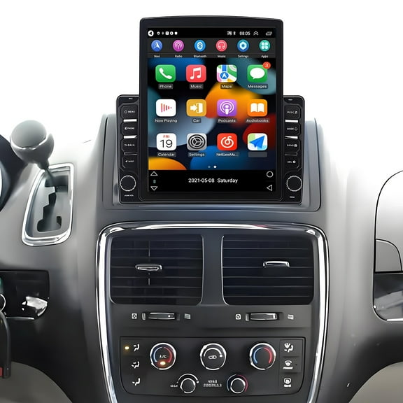 Eforcase 9.7inch for Dodge Grand Caravan Radio 2011-2020 Android 13 Built-in Wireless Carplay Android Auto Car Stereo with Backup Camera