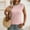 Pink, variant on Ovbmpzd Tank Top Women Knit Black Cap Cotton Shirts Sleeveless Spring Summer Crew Neck Camisole Women Going Out Tops L