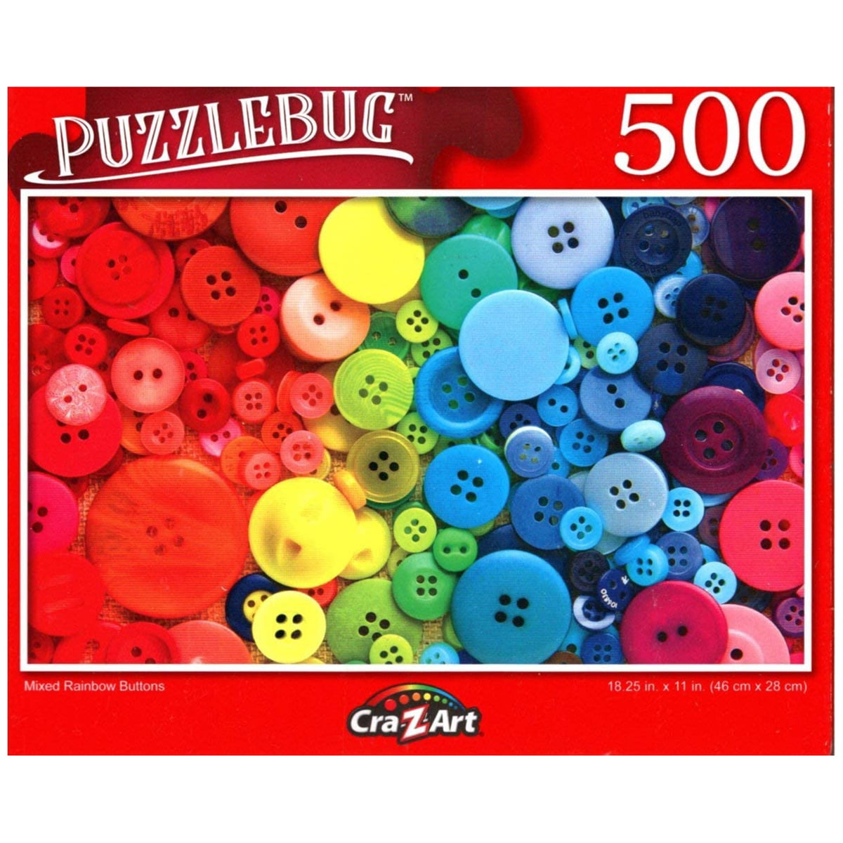 500 Piece for sale online Puzzlebug Colorful Button Drawer Puzzle 