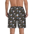 thumbnail image 3 of Kdxio Cosmic Pattern Mens Casual Shorts - Drawstring Summer Beach Sports Shorts for Men, 3 of 9
