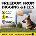 thumbnail image 4 of Dogtra SMART Fence Wireless Dog Fence System - No Subscription, App Alerts, Waterproof, Dogs 35 lbs and over, 4 of 11