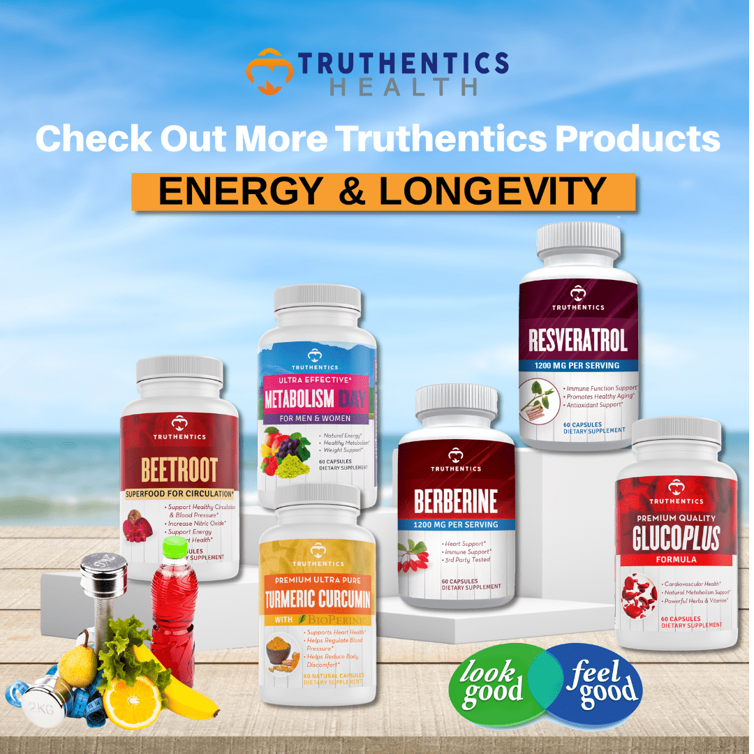 Truthentics Probiotic 40 Billion CFU with Acidophilus, Prebiotics, Gluten-Free, 120 Capsules, 2 Pack