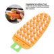 thumbnail image 3 of Carrot Shape Vegetable Brush Potato Scrubbing Brush Fruit Cleaner Kitchen ScrubberOrange, 3 of 4