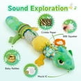 thumbnail image 2 of Baby Toys 0-6-12 Months, Musical Plush Soft Chameleon Baby Rattle Infant Teething Toys Gifts for Newborn 1 2 Year Old Boys Girls, Green, 2 of 6