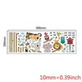 thumbnail image 2 of Cartoon Height Measure Wall Stickers for Kids Room Growth Chart Children Bedroom Kindergarten Nursery Room Decor, 2 of 4