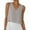 Gray-Womens Tank Tops, variant on Cotton Linen Cropped Tank Tops for Women Plus Size V Neck Sleeveless Shirts Solid Color Textured Blouses Summer Going Out Tee
