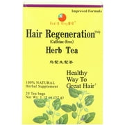 Health King Hair Regeneration Herb Tea, Teabags, 20-Count Box (Pack of 4)