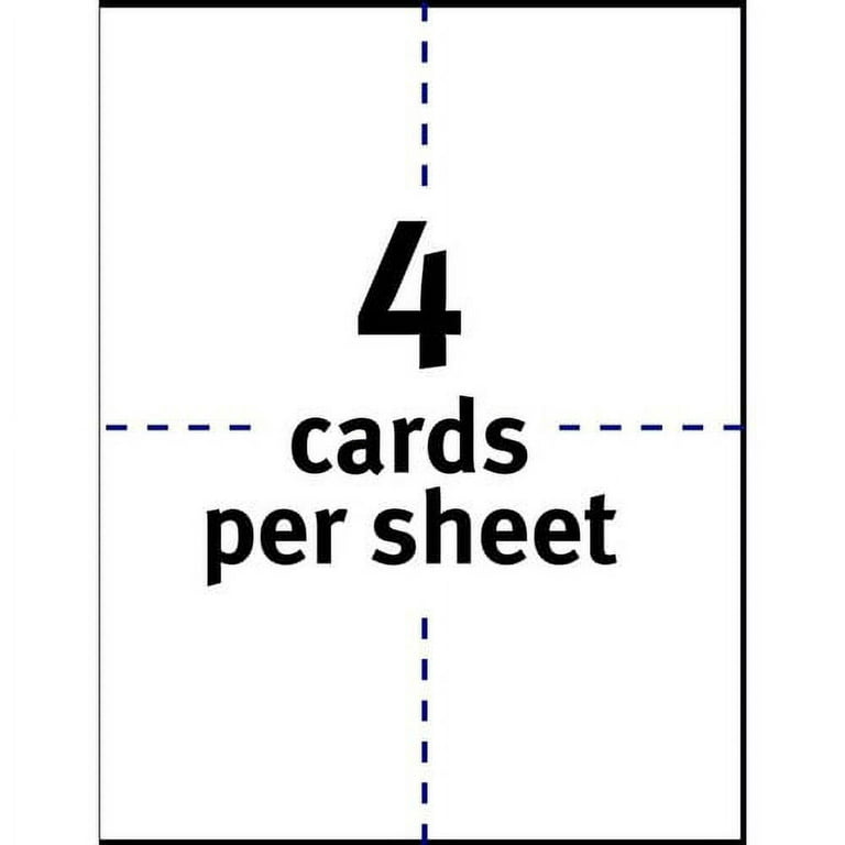 Avery(R) Postcards, 4-1/4 x 5-1/2, Ivory, 100 Blank Postcards for Laser  and Inkjet Printers (5919)