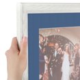 thumbnail image 6 of ArtToFrames 12x14" Matted Picture Frame with 8x10" Single Mat Photo Opening Framed in 1.25" Off White Wash on Ash and 2" Royal Mat (FWM-4098-12x14), 6 of 8