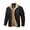 Black, variant on Men's Winter Sherpa Lined Jacket Warm Trucker Coat Multi Pocket Black L