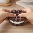 thumbnail image 3 of Squishy Hand Squeeze Decompression Fidget Toy, Anxiety Reducing Sensory Play Toy, Pocket‑sized Portable Toy for Boys Girls, Office Classroom Use and Holiday Present(Simulated Sandwich Waffle), 3 of 4