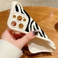 thumbnail image 4 of Zebra Striped Pattern Soft Case For iPhone 16 15 14 Pro Max 15 16 Plus 13 12 Pro 11 Candy Color Shockproof Silicone Phone Cover Hot Pink For iPhone 16 Plus, 4 of 6