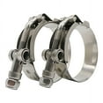 thumbnail image 7 of 3.25" T-Bolt Hose Clamp - Working Range 78mm - 86mm for 3.25" Hose D, Stainless Steel Bolt, Stainless Steel Band Floating Bridge and Nylon Insert Locknut (78mm - 86mm, 2 pack), 7 of 7