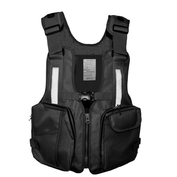 Premium Life Jacket Soft Lifejacket Floating Life Vest Fishing/Boating Vest Black