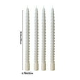 thumbnail image 3 of Guozer Unscented Taper Candles Set of 4 Long Candle for Decoration Weddings Party Decoration, 3 of 6