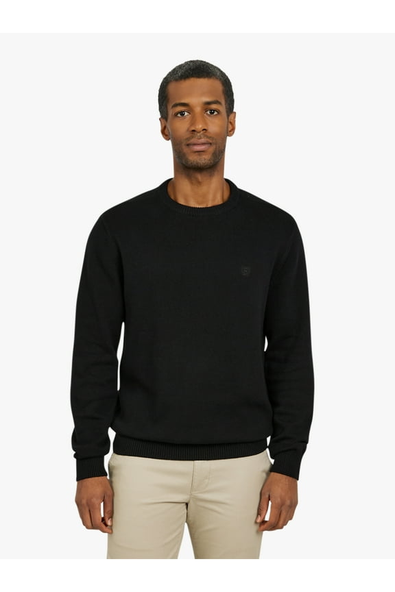 Men's & Big Men's Long Sleeve Crewneck Sweater, Sizes S-3XL
