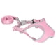 thumbnail image 4 of Arnés de chaleco ajustable Bling Bling para perros con Correa reflectante Rosa M, 4 of 12