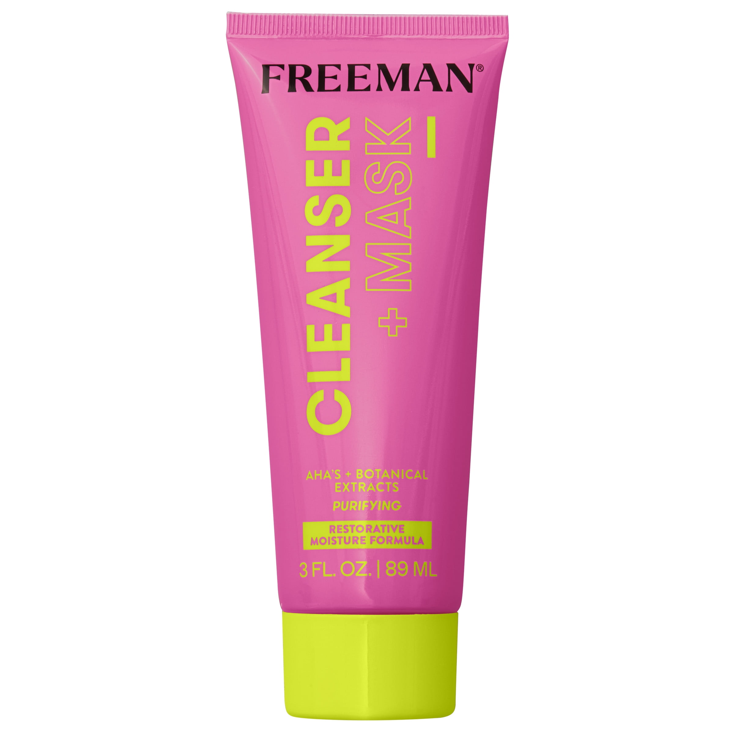 Freeman Skincare Restorative Moisturizing & Purifying Cream-To-Foam Facial Cleanser + Mask