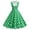Style-A|Green, variant on 1950s Polka Dot Dresses for Women Vintage Rockabilly Retro Short Sleeve Tie Midi Dress V Neck Sleeveless Bodycon Sundress Cocktail Party Evening Prom Gown 2026 Spring Summer Dresses