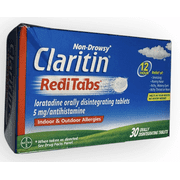 6 Pack - CLARITIN 12 Hour Reditabs 5 mg Orally Disintegrating Tablets 30 Tablets