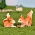 thumbnail image 3 of Naierhg Squirrel Animal Figurine Craft DIY Miniature Fairy Garden Bonsai Ornament, 3 of 8