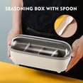 thumbnail image 1 of Clearance Household Flavoring Box With Spoon Kitchen Four Compartment Monosodium Glutamate, 1 of 2
