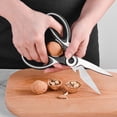 thumbnail image 3 of Fesfesfes Multi-Tool Food Shears Spring Stainless Steel Blades for Cutting Bones, Bottle Caps & Herb Stripping Disassemblable for Easy Cleaning, 3 of 5