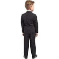 thumbnail image 4 of Wehilion Boys' 4-Piece Tuxedo Set with Dress Shirt, Bow Tie, Jacket, and Pants, 4 of 5