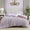 Pink, variant on Amberspace Puff 7-piece Bed in a Bag Comforter Set with Sheets,Marigold,Queen