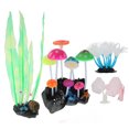 thumbnail image 2 of Accessoires de Réservoir de Poisson, Décorations d'Aquarium 4pcs Incandescent Décorations d'Aquarium Incandescent Plantes d'Aquarium Incandescent Conception à l'Épreuve du Temps, 2 of 14