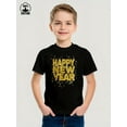 thumbnail image 4 of MAWOTEA Happy New Year & Christmas Family T-Shirt for Kids,100% Cotton Made Comfy Fabric,New Year's T-shirt, 4 of 5