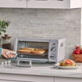 thumbnail image 6 of 4 Slice Toaster Oven with EvenToast Technology, Bake, Broil, Toast, Keep Warm Functions, Silver, 6 of 12