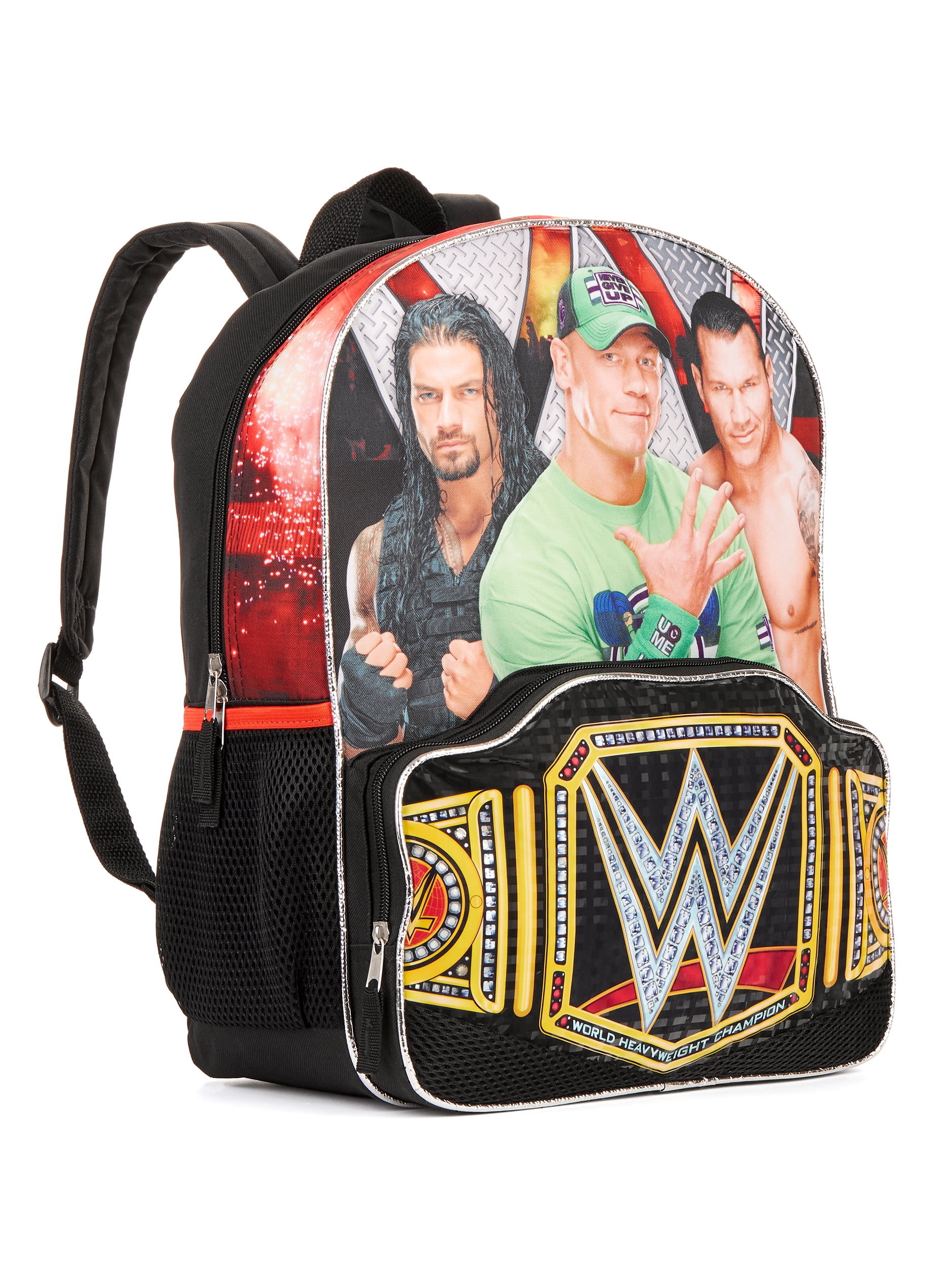 WWE John Cena Backpack Finn Balor Roman Reigns Seth Rollins School Bag Full  Size #WWE #Backpack