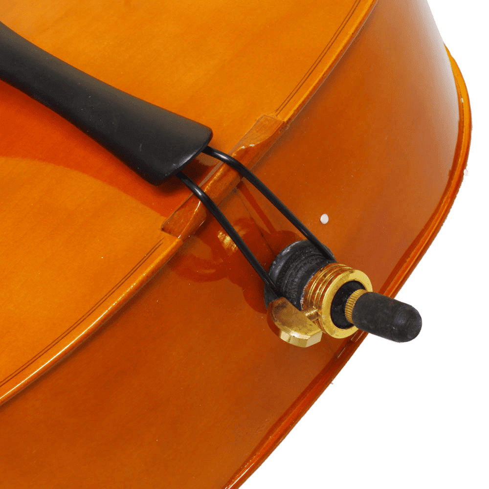 Tcbosik 4/4 Full Size Cello, Acoustic Cello Set with Portable Bag, Bow, Rosin and Bridge, String Musical Instruments for Beginner, Natural