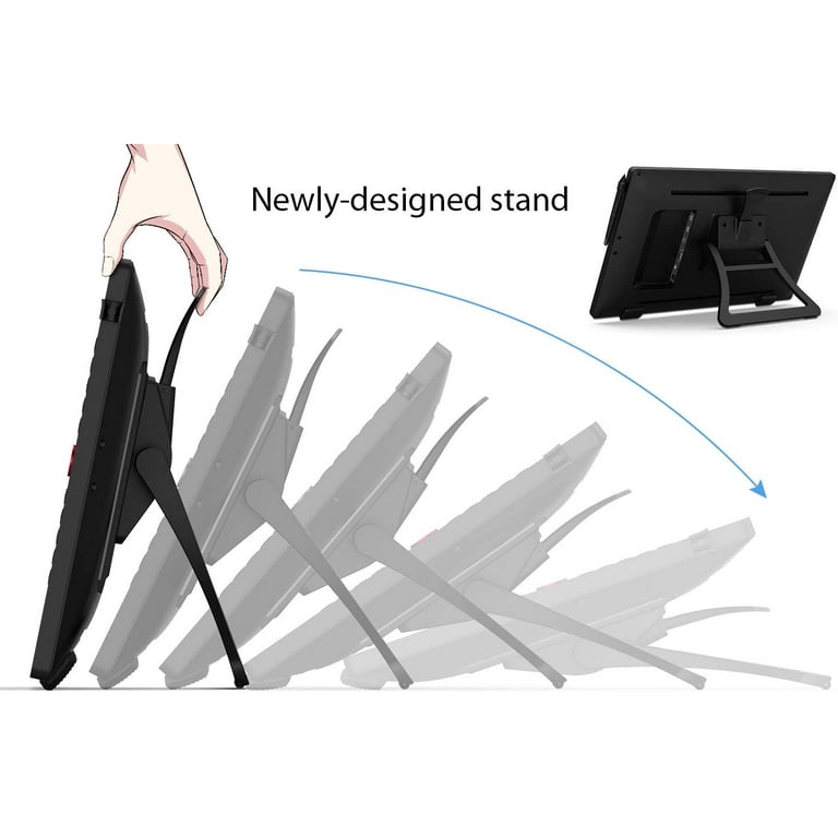 XP-PEN Artist22R Pro Drawing Graphic Monitor 21.5 Inch Display with Two Red Dial Wheels Battery-Free Stylus