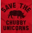 thumbnail image 2 of Save The Chubby Unicorns Fantasy Long Sleeve TShirt Men Women Brisco Brands X, 2 of 6