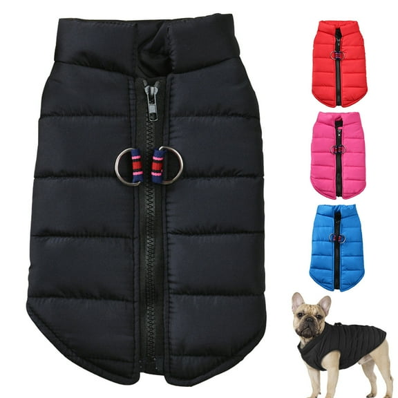 Didog Winter Small Dog Vest Warm Puppy Coat Jacket Zipper Clothes Apparel Clothing for Yorkie Chihuahua
