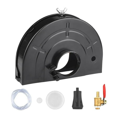 

Angle Grinder Dust Shroud Set Universal Vacuum Dust Collector Grinder Steel Durable Angle Grinder Dust Cover for Rock Marble Wood Granite Outer diameter 160mm