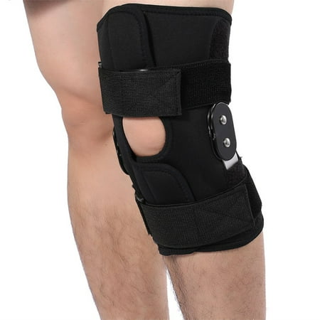 Twin Hinged Knee Support Brace Breathable Open Cap Patella Brace Protection for Arthritis Injury