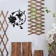 thumbnail image 3 of Silueta de pájaro de metal XCF decoración de pared redonda 25 cm, 3 of 4