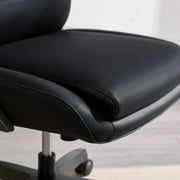 La-Z-Boy High Back Height Adjustment and 360 Degree Swivel Office Desk Chair, Black