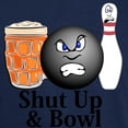 thumbnail image 3 of CafePress - Shut Up And Bowl Logo 10 Design Fron T Shirt - Men's Classic Graphic Cotton T-Shirt, 3 of 4