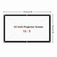 thumbnail image 2 of Portable Projector Screen Simple Curtain Anti-Light Canvas for Projector ,Wrinkle-Free, 2 of 6
