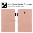 thumbnail image 7 of Galaxy Tab A 10.5" T590/T595/T597 Case, Allytech PU Leather Folio Flower Pattern Slim Fit Magnetic Book Cover Style w/ Cards Holder Kickstand Cases and Covers for Samsung Galaxy Tab A 10.5", Rosegold, 7 of 7