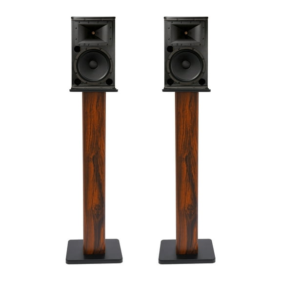 YIYIBYUS 34 Inch Wood Speaker Stands Home Speaker Stands Freestanding Audio Electronics Equipment Holder Support