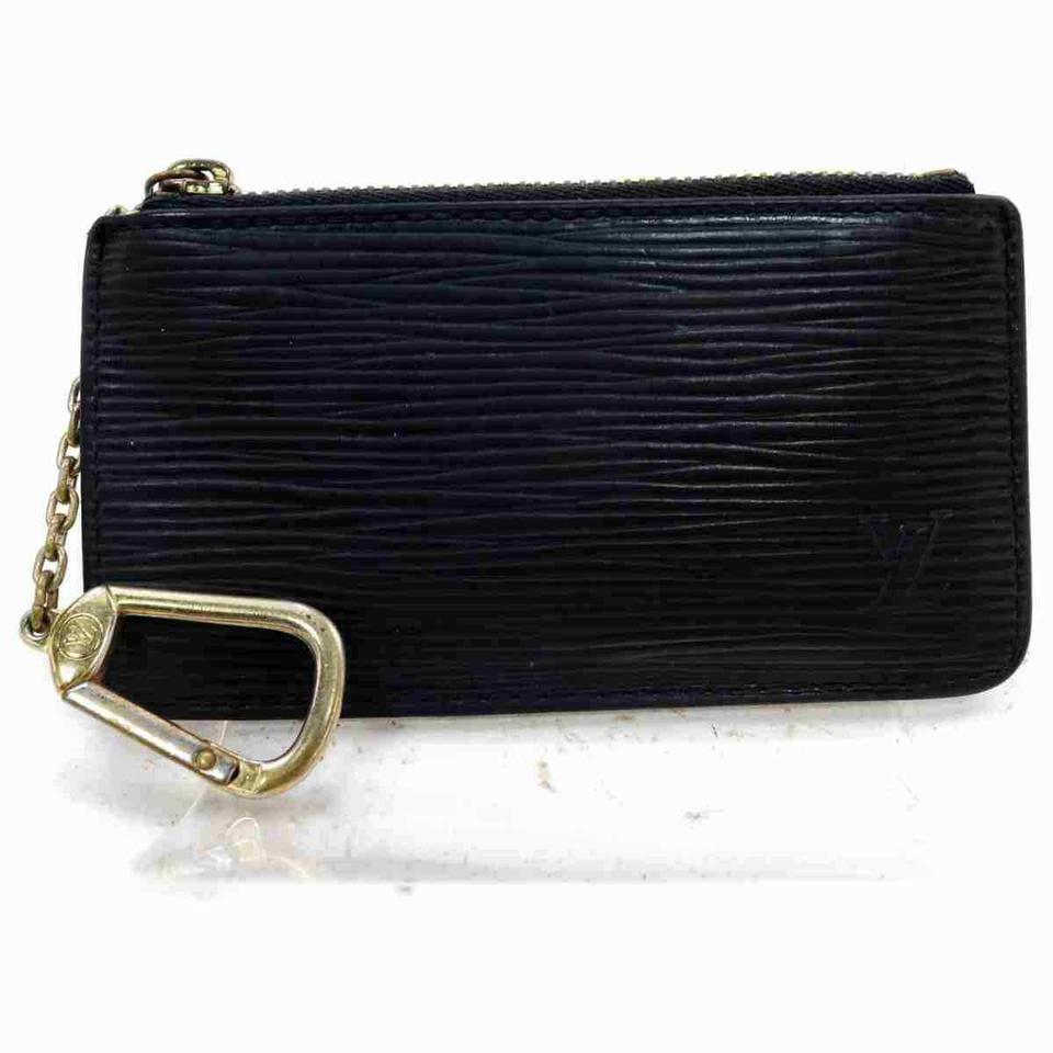 black louis vuitton coin pouch