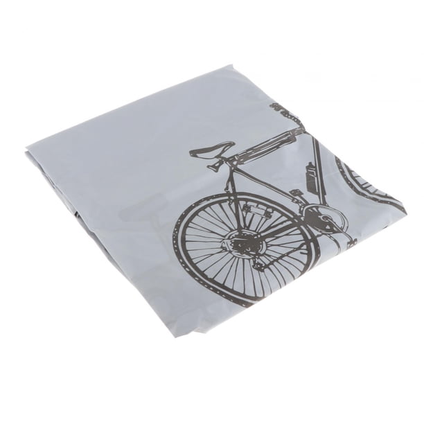 Funda impermeable para bicicleta, portátil, protectora contra la lluvia y el polvo. Gris fino