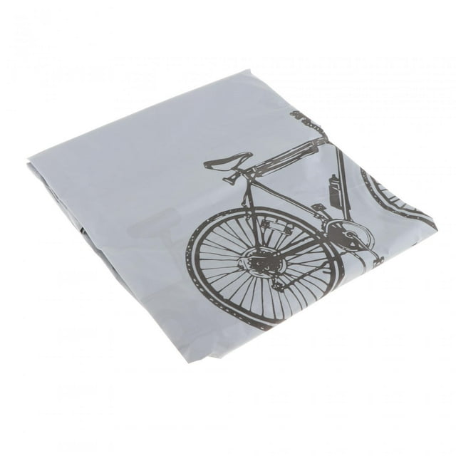 Cubierta impermeable para bicicleta, Protector contra el polvo y la lluvia, cubierta de almacenamiento para bicicleta al aire libre para bicicleta elé Gris fino