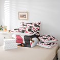 thumbnail image 6 of Manfei Cute Dachshund Bedding Comforter Set 7-Piece,Pet Animal King Bedding Sets,Pink Hearts Print Bed Sheets For Girls Boys,Breathable Home Decor,Reversible, 6 of 8