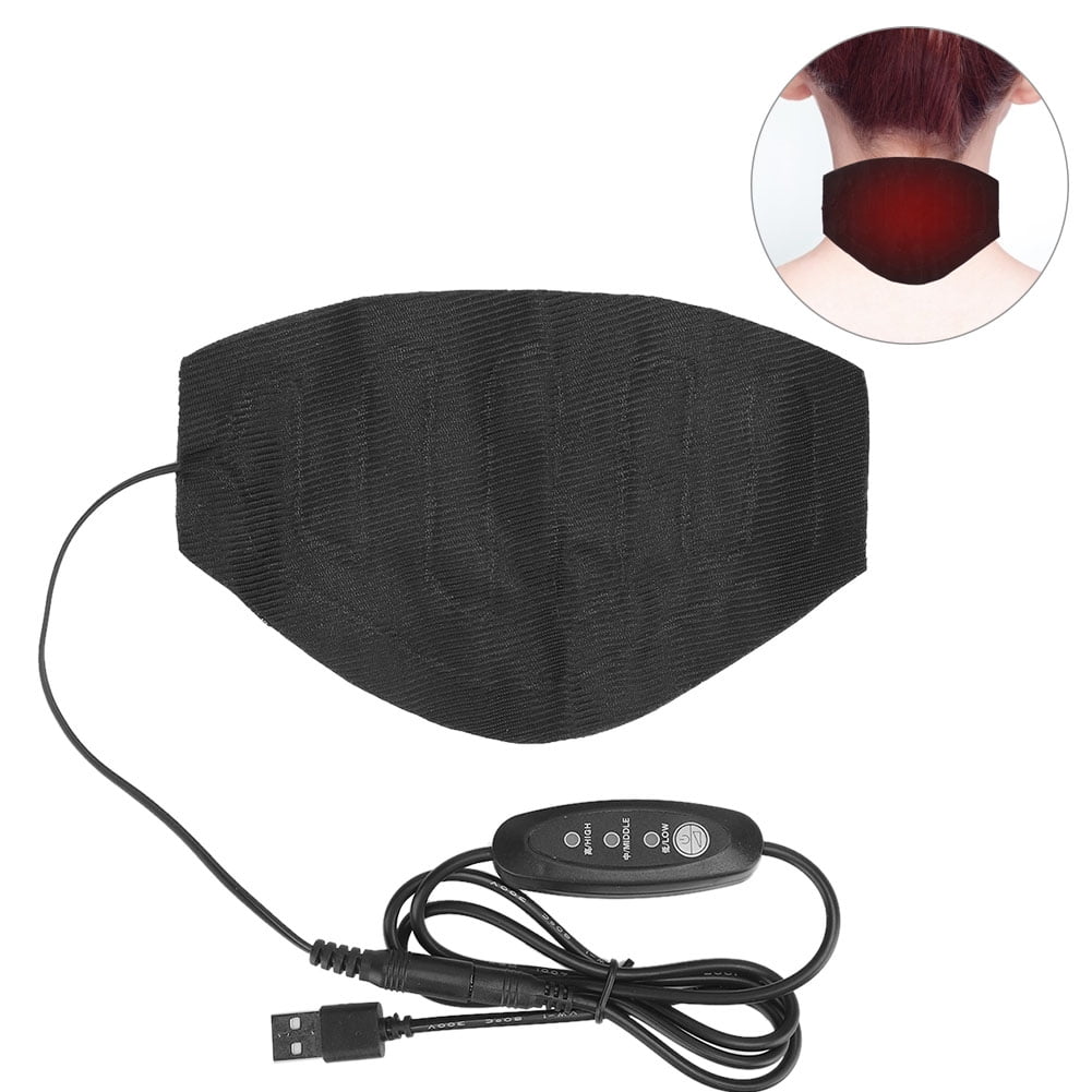 YLSHRF Neck Heating Cloth,USB Portable Electric Heating Cloth Washable Adjustable Warm Keeping Neck Heating Pad,Heating Pad